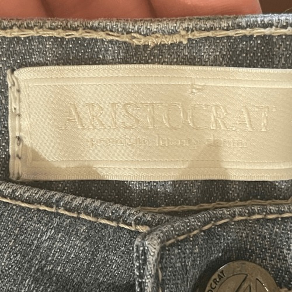 ARISTOCRAT Premium Denim Low Rise Bootcut Jeans Stretch USA Made Size 27 - Picture 9 of 12
